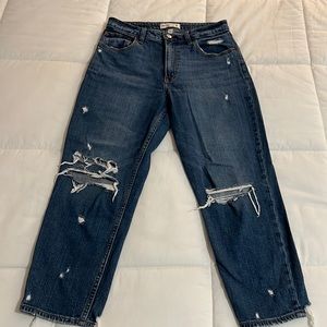 Abercrombie Mom High Rise Jean NWOT